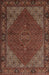 Machine Washable Traditional Gold Brown Rug, wshtr1503