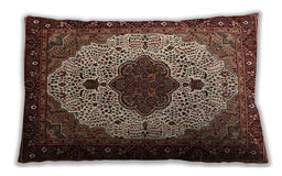 Traditional Classic Rectangular Light Copper Gold Lumbar Throw Pillow, 13 inch by 19 inch, lbtr1505