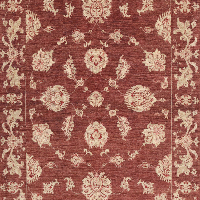 Machine Washable Traditional Orange Rug, wshtr1507