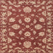 Square Traditional Orange Persian Rug, tr1507