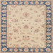 Round Machine Washable Traditional Rosy Pink Rug, wshtr1508