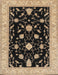 Machine Washable Traditional Burgundy Brown Rug, wshtr1509