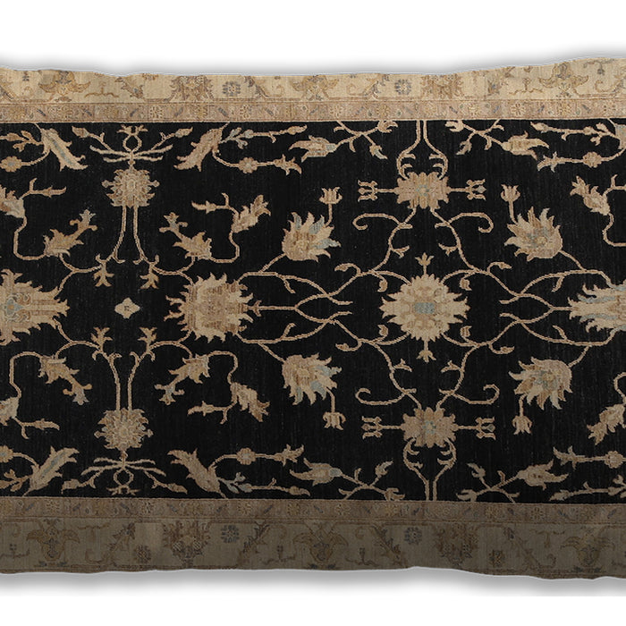 Traditional Classic Rectangular Burgundy Brown Lumbar Throw Pillow, 13 inch by 19 inch, lbtr1509