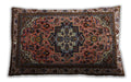 Traditional Classic Rectangular Dark Almond Brown Lumbar Throw Pillow, 13 inch by 19 inch, lbtr1510