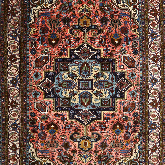 Machine Washable Traditional Dark Almond Brown Rug, wshtr1510
