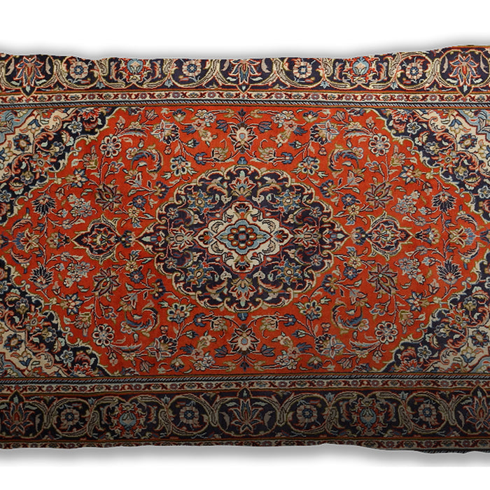 Traditional Classic Rectangular Tomato Red Lumbar Throw Pillow, 13 inch by 19 inch, lbtr1511