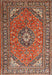 Traditional Red Medallion Rug, tr1511