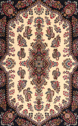 Machine Washable Traditional Brown Rug, wshtr1515