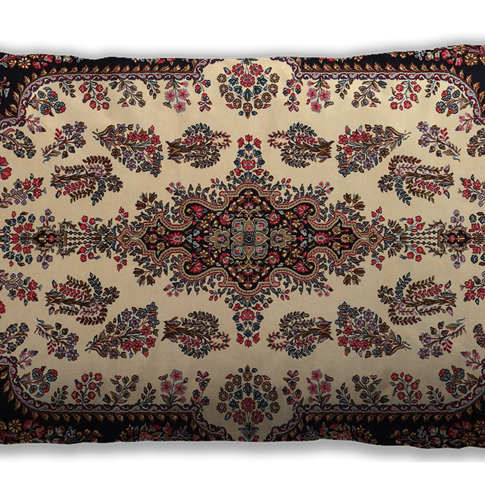 Traditional Classic Rectangular Brown Lumbar Throw Pillow, 13 inch by 19 inch, lbtr1515