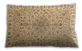 Traditional Classic Rectangular Peru Brown Lumbar Throw Pillow, 13 inch by 19 inch, lbtr1516