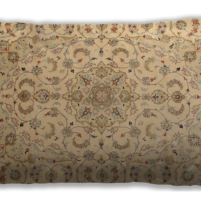 Traditional Classic Rectangular Peru Brown Lumbar Throw Pillow, 13 inch by 19 inch, lbtr1516