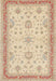 Machine Washable Traditional Brown Gold Rug, wshtr1517