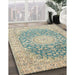 Machine Washable Traditional Brown Rug in a Family Room, wshtr151