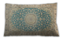 Traditional Classic Rectangular Brown Lumbar Throw Pillow, 13 inch by 19 inch, lbtr151