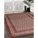 Machine Washable Traditional Saffron Red Rug in a Family Room, wshtr1521