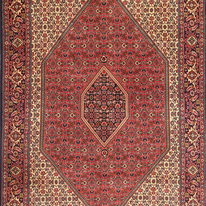 Traditional Saffron Red Persian Rug, tr1522