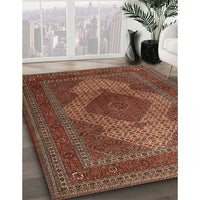 Traditional Saffron Red Persian Rug, tr1523