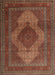 Traditional Saffron Red Persian Rug, tr1523