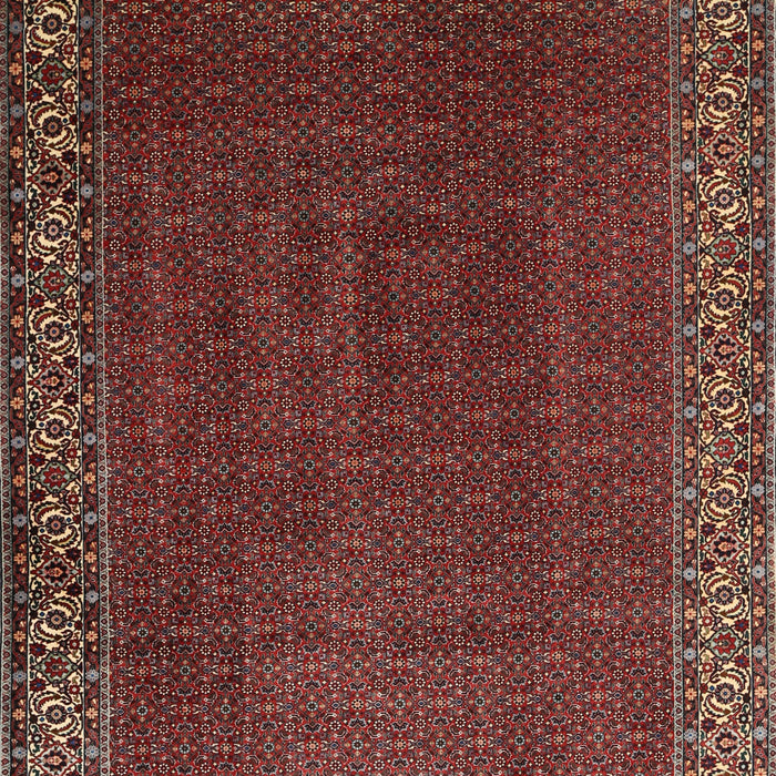 Machine Washable Traditional Dark Gold Brown Rug, wshtr1524