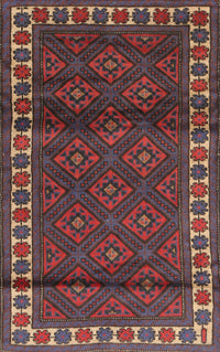 Machine Washable Traditional Saffron Red Rug, wshtr1525