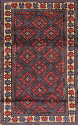 Machine Washable Traditional Saffron Red Rug, wshtr1525