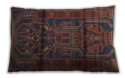 Traditional Classic Rectangular Brown Lumbar Throw Pillow, 13 inch by 19 inch, lbtr1527