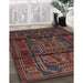 Traditional Brown Persian Rug in Family Room, tr1527