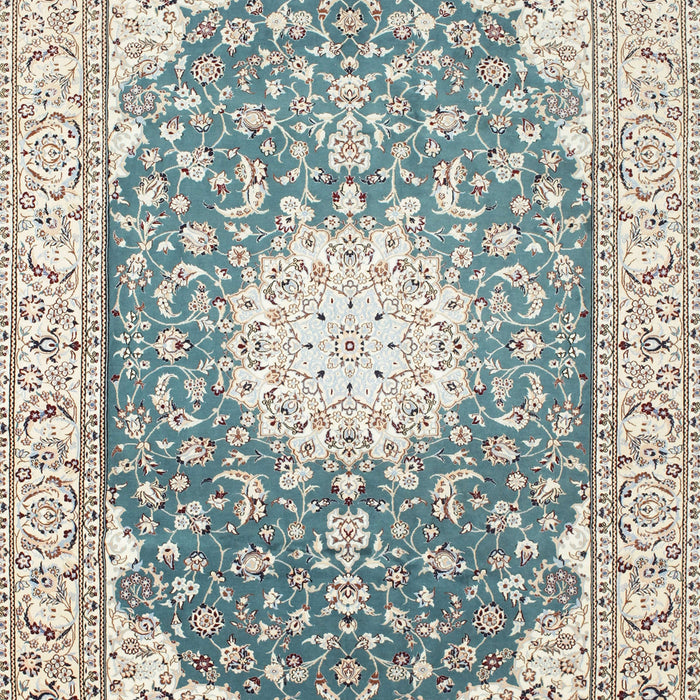 Traditional Silver Gray Medallion Rug, tr152