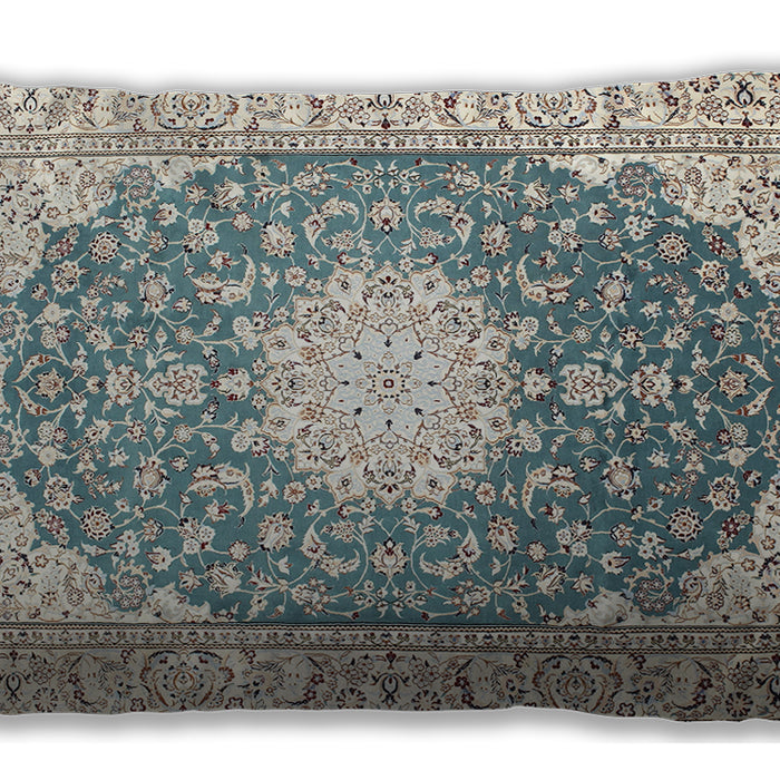 Traditional Classic Rectangular Silver Gray Lumbar Throw Pillow, 13 inch by 19 inch, lbtr152