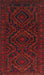 Machine Washable Traditional Tomato Red Rug, wshtr1530