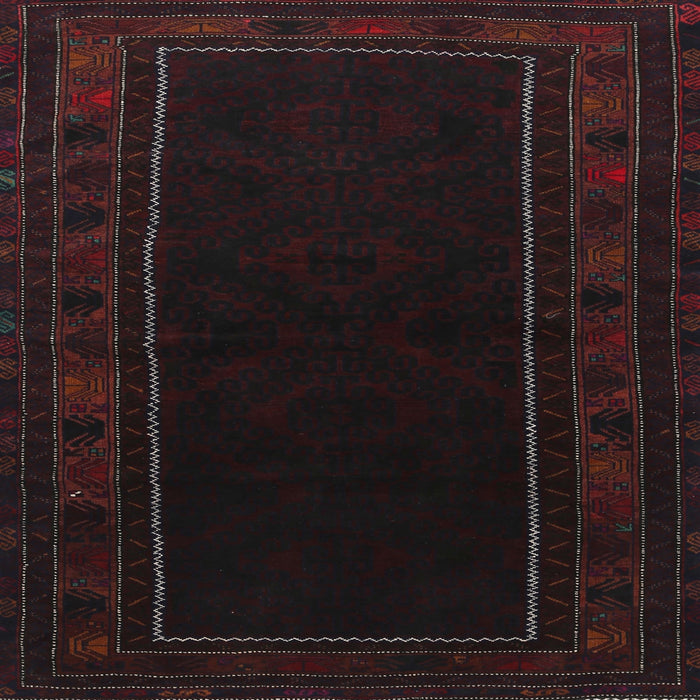 Round Machine Washable Traditional Charcoal Black Rug, wshtr1531