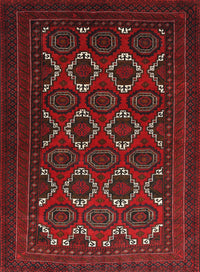 Machine Washable Traditional Dark Brown Rug, wshtr1532