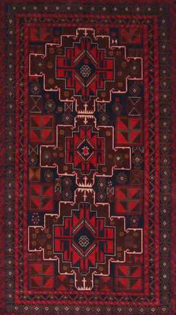 Machine Washable Traditional Bakers Brown Rug, wshtr1533