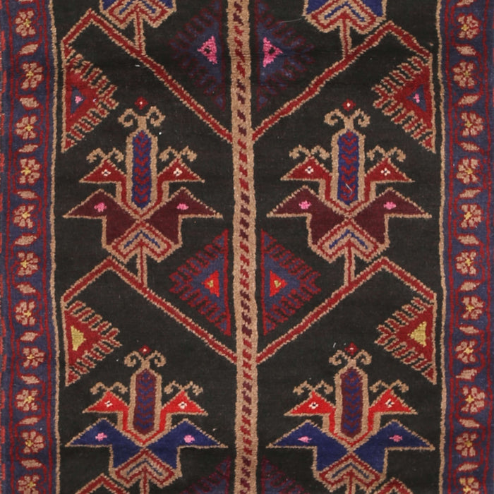 Traditional Reddish Brown Persian Rug, tr1534
