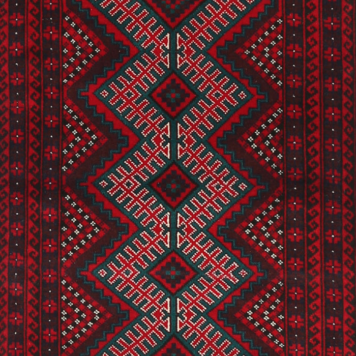 Traditional Burgundy Brown Persian Rug, tr1535