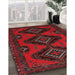 Traditional Red Persian Rug in Family Room, tr1537