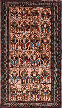 Machine Washable Traditional Dark Almond Brown Rug, wshtr1538