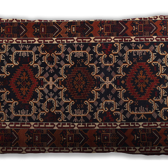 Traditional Classic Rectangular Chestnut Brown Lumbar Throw Pillow, 13 inch by 19 inch, lbtr1539
