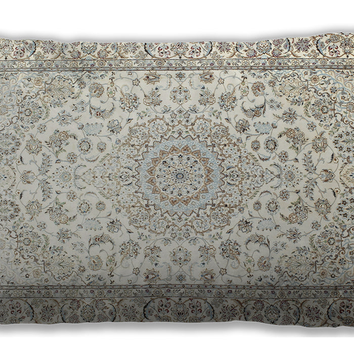 Traditional Classic Rectangular Champagne Beige Lumbar Throw Pillow, 13 inch by 19 inch, lbtr153