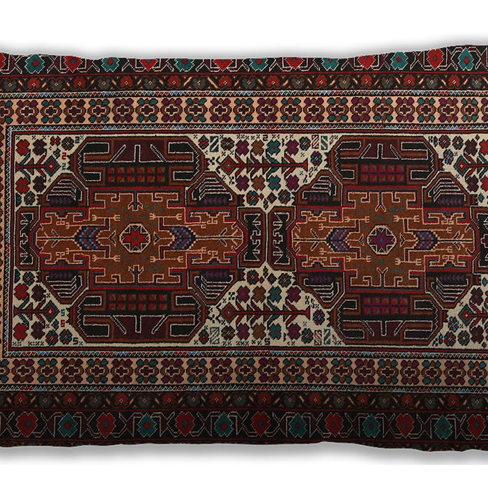 Traditional Classic Rectangular Brown Lumbar Throw Pillow, 13 inch by 19 inch, lbtr1540