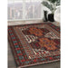 Traditional Brown Persian Rug in Family Room, tr1540