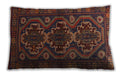 Traditional Classic Rectangular Sienna Brown Lumbar Throw Pillow, 13 inch by 19 inch, lbtr1541