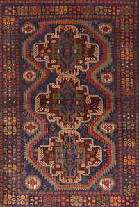 Machine Washable Traditional Sienna Brown Rug, wshtr1541