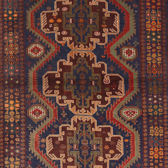 Machine Washable Traditional Sienna Brown Rug, wshtr1541