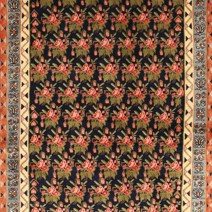 Machine Washable Traditional Bronze Brown Rug, wshtr1545