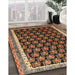 Machine Washable Traditional Bronze Brown Rug in a Family Room, wshtr1545