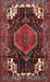 Machine Washable Traditional Tomato Red Rug, wshtr154