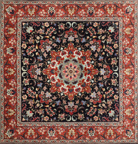 Machine Washable Traditional Deep Red Rug, wshtr1551