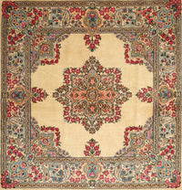 Machine Washable Traditional Sienna Brown Rug, wshtr1553