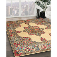 Traditional Sienna Brown Persian Rug, tr1553